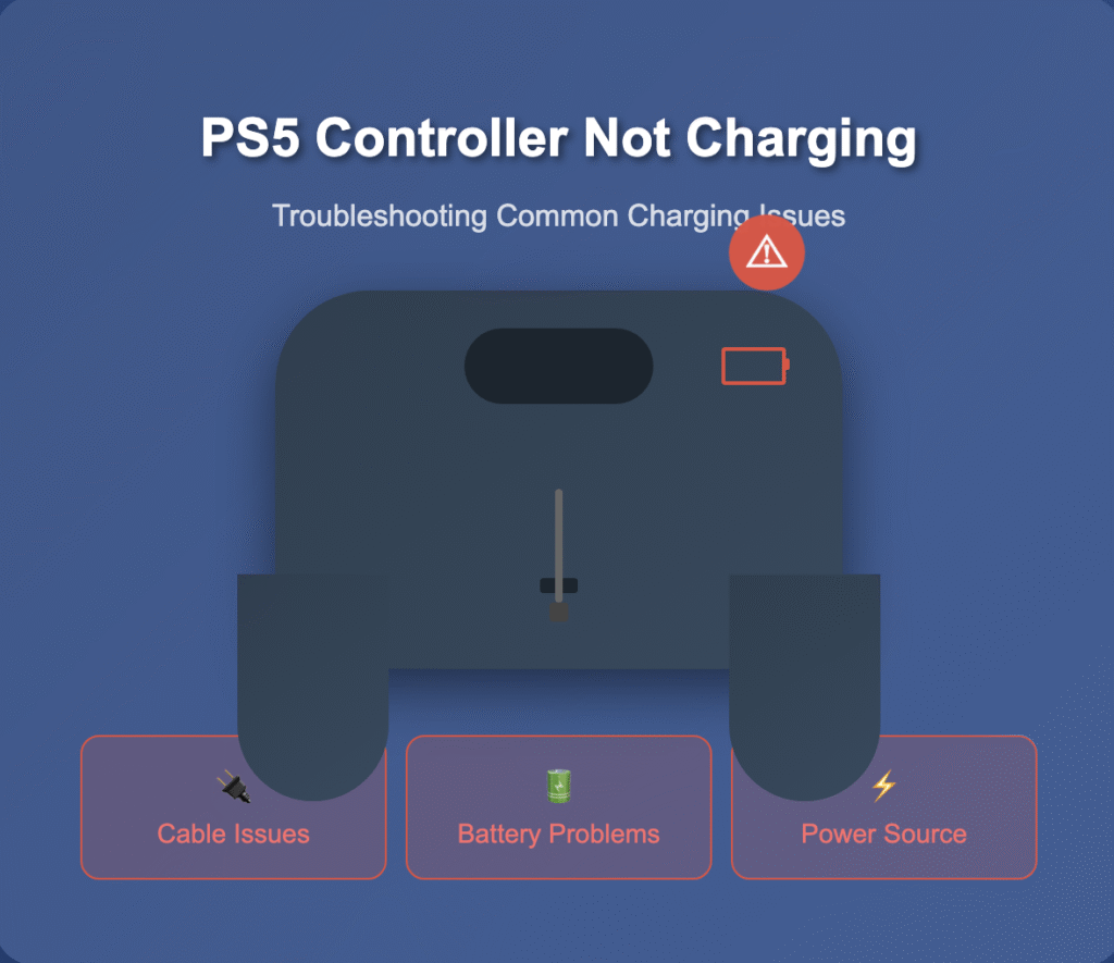 PS5 Controller Not Charging

