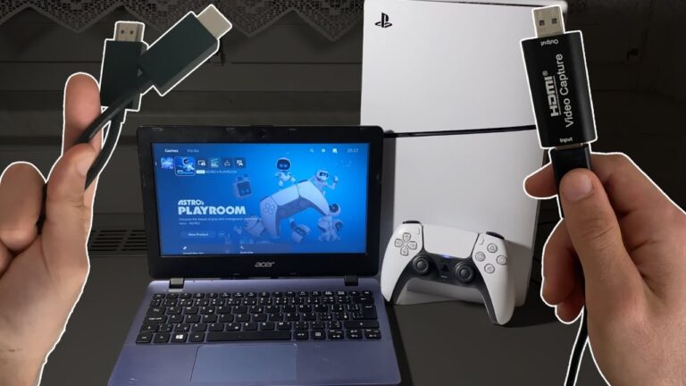 How to Connect PS5 to Laptop with HDMI