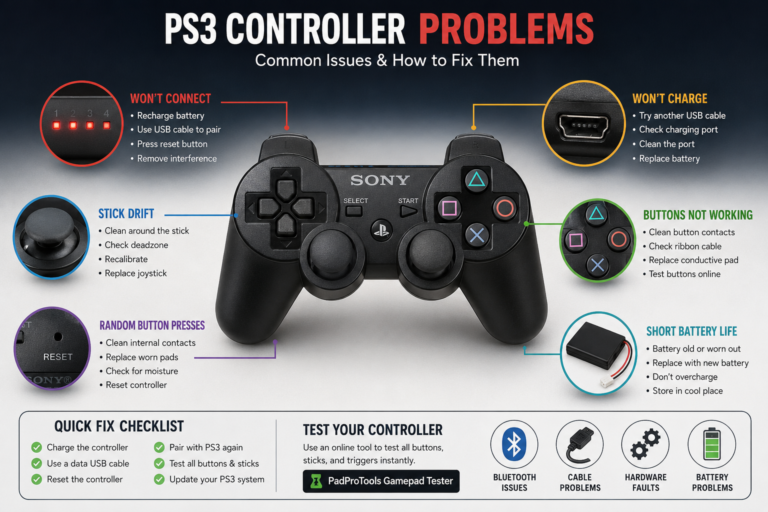 PS3 Controller Problems: Complete Troubleshooting Guide & Fixes (2026)
