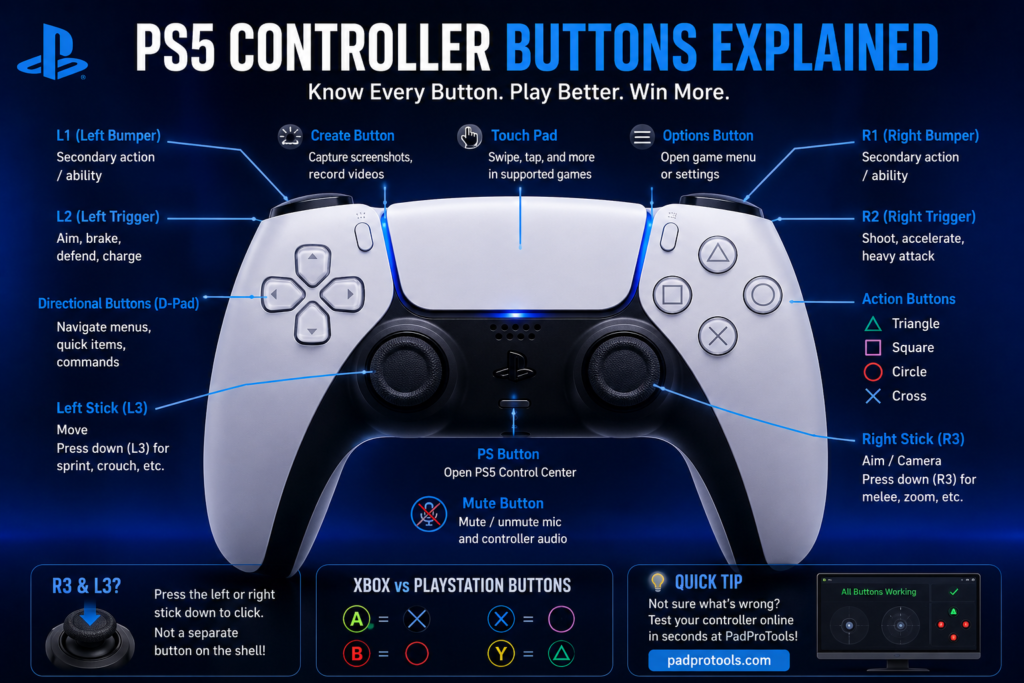 ps5 button explained