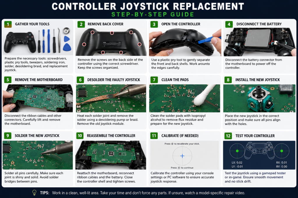 Controller Joystick Replacemen