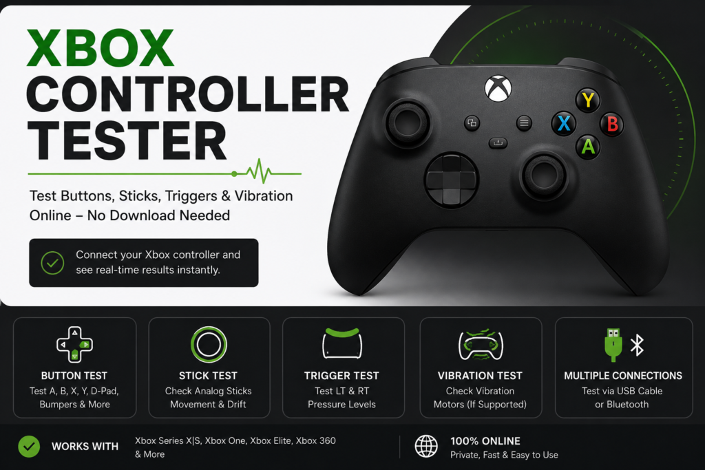 Xbox controller tester