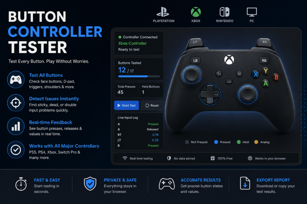 Button Controller Tester